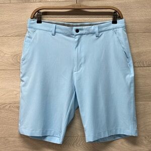 Greg Norman Golf Shorts Sz 34 Light Blue